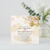 Onze boom in de Herfst Plein Uitnodiging van de br (Staand voorkant)