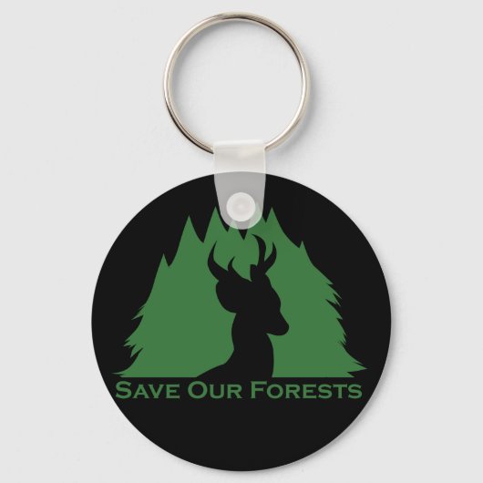 Onze bossen redden sleutelhanger (Voorkant)