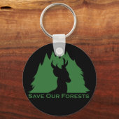 Onze bossen redden sleutelhanger (Voorkant)