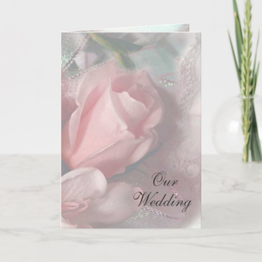 Onze bruiloft aankondiging Kaart (Voorkant)