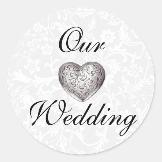 Onze bruiloft Envelope Sticker zegels (Voorkant)