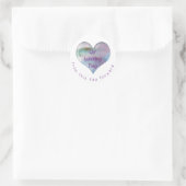 Onze bruiloft Heart Sticker (Tas)