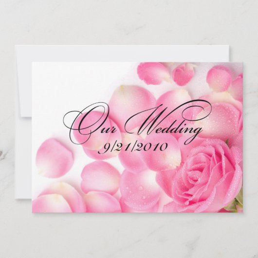 Onze Bruiloft Kaart (Voorkant)