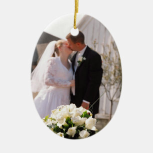 Onze bruiloft keramisch ornament