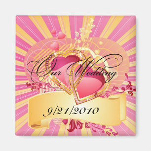 Onze bruiloft magneet