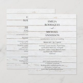 Onze Bruiloft Moderne Typografie UITNODIGINGEN IN