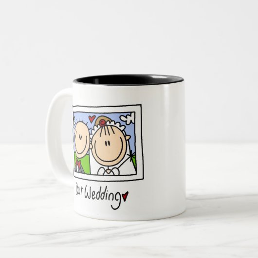 Onze bruiloft Mok (Voorkant links)