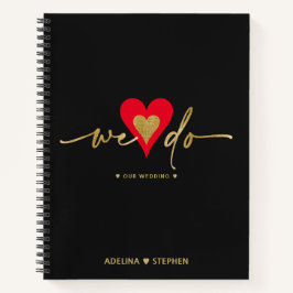 Onze bruiloft plannen bruiloft Journal chique goud Notitieboek