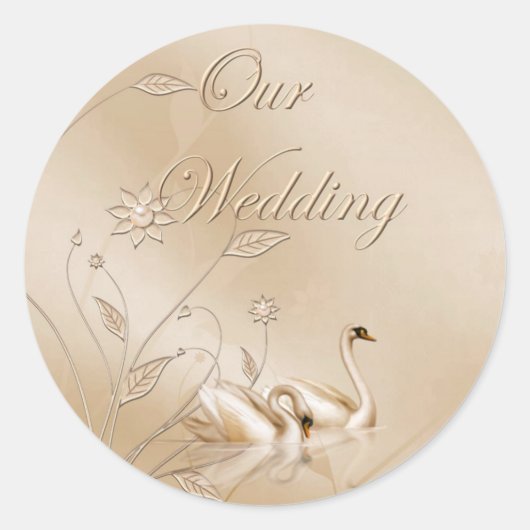 Onze bruiloft Stickers (Voorkant)