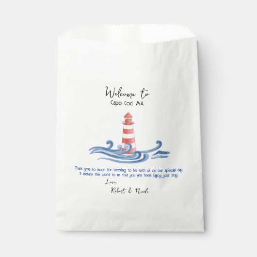 Onze Bruiloft Witte Favor Tas Bedankzakje (Voorkant)