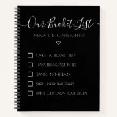 Onze Bucket-lijst Gepersonaliseerd Keepomwille Notitieboek (Voorkant)