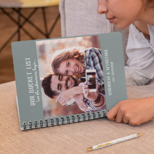 Onze Bucket-lijst   Green Photo Scrapbook Notitieboek