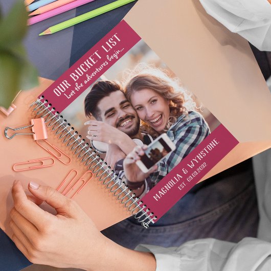 Onze Bucket-lijst | Magenta Photo Scrapbook Notitieboek