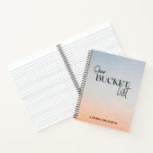 Onze Bucket List A Journal for Couples Memory Book Notitieboek (Binnen)