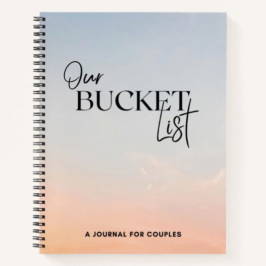 Onze Bucket List A Journal for Couples Memory Book Notitieboek (Voorkant)