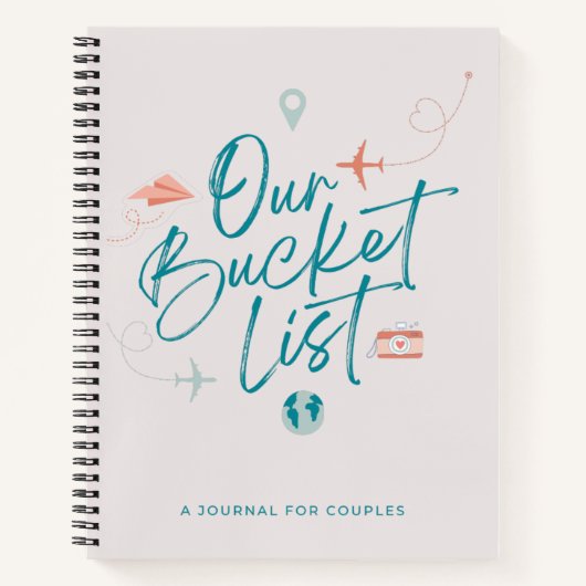 Onze Bucket List A Journal for Couples Memory Book Notitieboek (Voorkant)