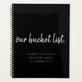Onze Bucket List koppels in Keepomwille Planner (Voorkant)