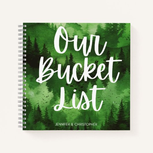 Onze bucketlist koppels Avontuur Keepsake Notitieboek (Voorkant)