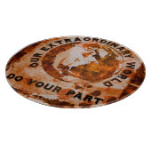 Onze buitengewone wereld snijplank (Hoek)