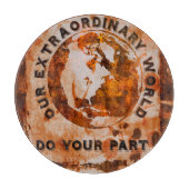 Onze buitengewone wereld snijplank (Voorkant)