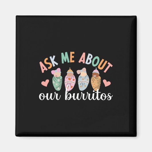 Onze Burritos Moeder Ba Magneet (Voorkant)