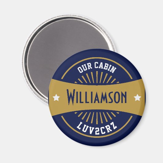 Onze Cabin Cruise Ship Stateroom Cabin Marker Magneet (Voorkant / Achterkant)