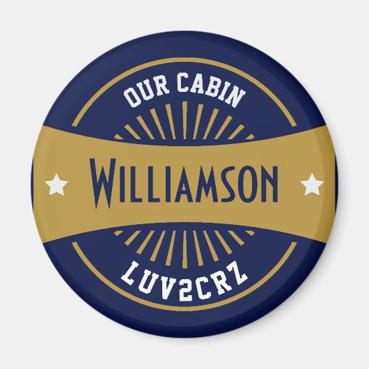 Onze Cabin Cruise Ship Stateroom Cabin Marker Magneet (Voorkant)