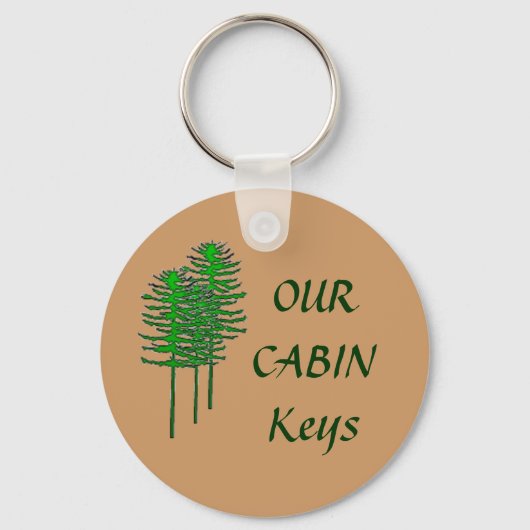 Onze Cabin Keys Sleutelhanger (Voorkant)