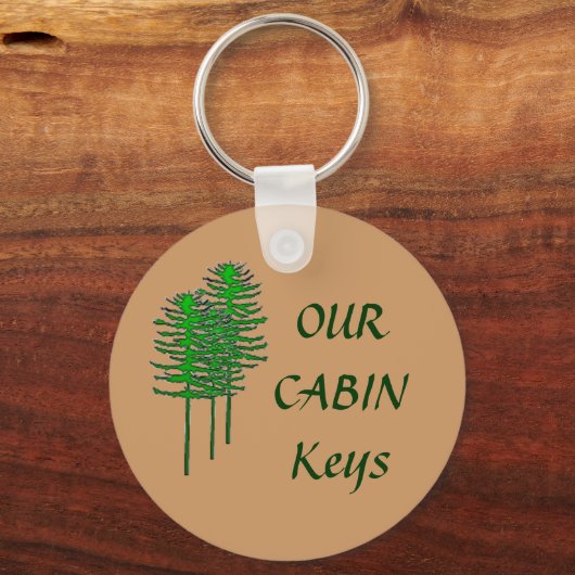 Onze Cabin Keys Sleutelhanger (Voorkant)