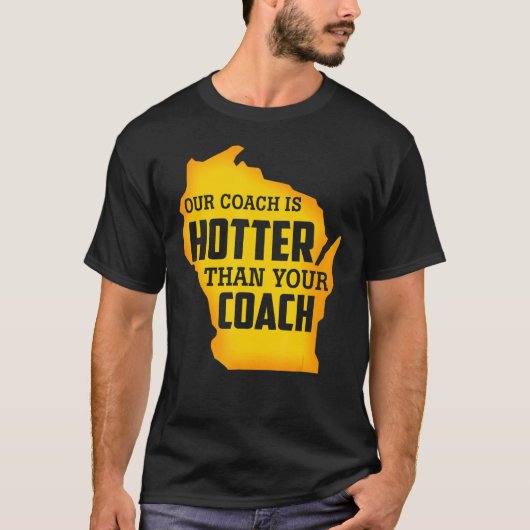 Onze coach is warmer dan jouw coach Green Bay T-shirt (Voorkant)