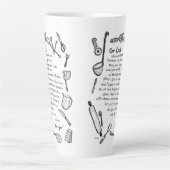 Onze Cook Cup Latte Mok (Voorkant)