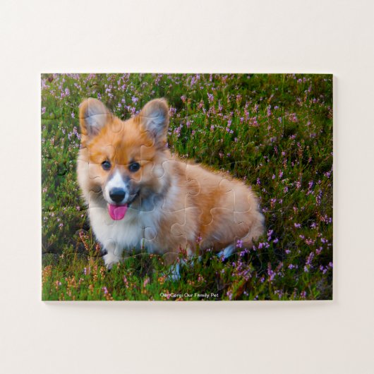 Onze Corgi Ons Gezinnetje Legpuzzel (Horizontaal)