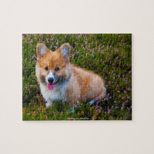 Onze Corgi Onze Gezelschapsdier Legpuzzel (Horizontaal)