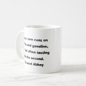 Onze cultuur loopt op de tekst van het citaat van  koffiemok (Voorkant links)