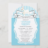 Onze Cute Lil Lamb Baby Boy Shower Kaart (Voorkant)