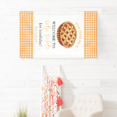 Onze Cutie Pie 1e verjaardagsfeestje Spandoek (Insitu)