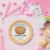 Onze Cutie Pie's 1e verjaardag Papieren Bordje (Feest)