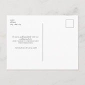 Onze Dag Foto Bruiloft Save the Date Briefkaart (Achterkant)