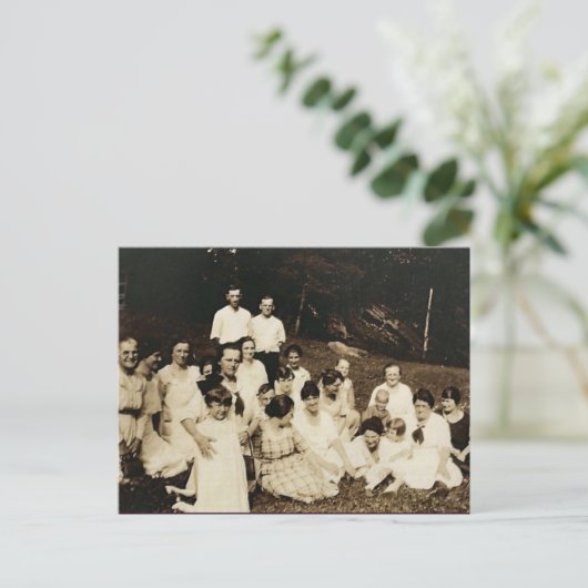 Onze dag in de zon (rond 1930) briefkaart (Staand voorkant)