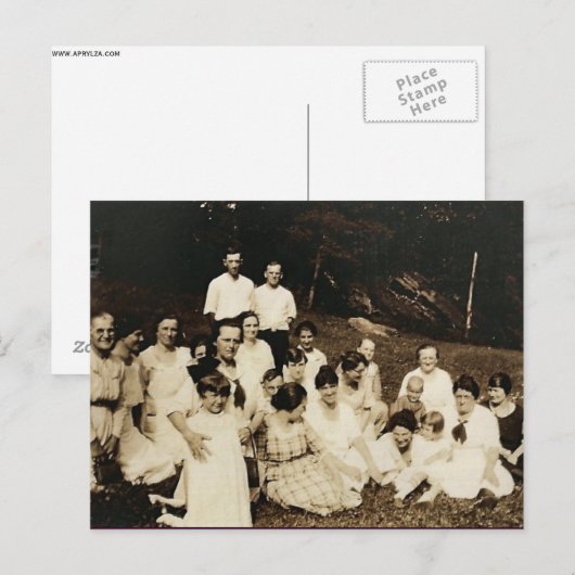 Onze dag in de zon (rond 1930) briefkaart (Voorkant / Achterkant)