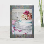 Onze dag trouwkaarten kaart (Voorkant)