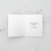 Onze Dag van het Huwelijk - dank u kaarden Bedankkaart (Binnen)