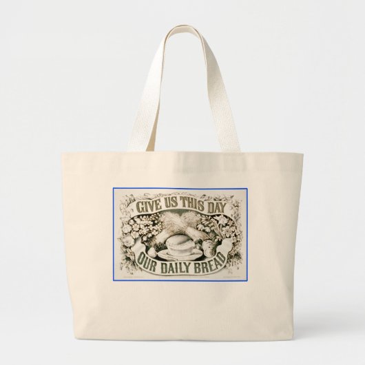 ONZE DAGELIJKSE BREAD GROTE TOTE BAG (Voorkant)