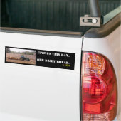 Onze dagelijkse broodjessticker bumpersticker (Op Truck)