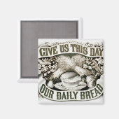  Onze dagelijkse Christelijke Prayer 1872 Magneet (Voorkant / Achterkant)