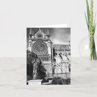 Onze Dame Cathedral, Parijs ~ blank card Kaart