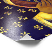 Onze dame Czestochowa Black Madonna Icon Poland Foto Afdruk (Hoek)