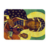 Onze dame Czestochowa Black Madonna Icon Poland Magneet (Horizontaal)
