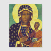 Onze dame Czestochowa Black Madonna Poland Icon (Voorkant)