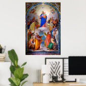 Onze dame en de heiligen poster (Thuiskantoor)